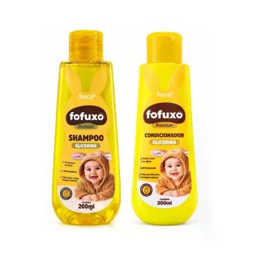 Imagem de Kit Banho Bebe Shampoo E Condicionador Fofuxo Hera 200ml