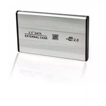 Imagem de Case Em Aluminio Hd 2.5 Notebook Sata P/ Usb 2.0 - Prata