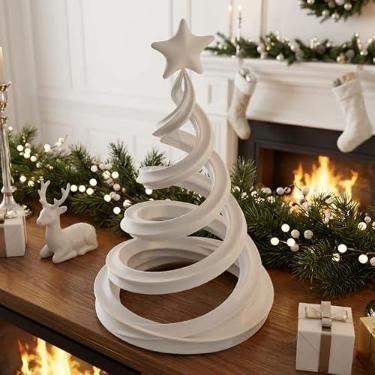 Imagem de Árvore de Natal Espiral – Elegância Moderna para Sua Decoração Festiva