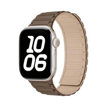 Imagem de Pulseira Magnética De Silicone De 49mm 46mm 42mm 40mm 41mm 44mm 45mm P