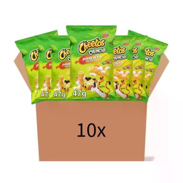 Imagem de KIT 10 Salgadinho Cheetos Crunchy Pimenta Mexicana 47g - Elma Chips