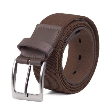 Imagem de Cinto Masculino Fasolo Casual Largo Elástico Couro Legítimo Comfort, M
