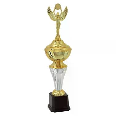Imagem de Troféu 401433 Honra ao Mérito com Design Elegante Dourado e Prata Vitória 41CM