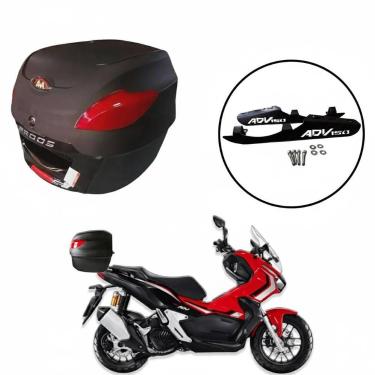 Imagem de Baú Moto Universal Awa 41 L com Suporte Adv 150, Preto