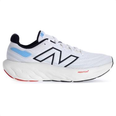 Imagem de Tênis New Balance 1080 V13 Branco e Preto - Masculino, 43, Branco