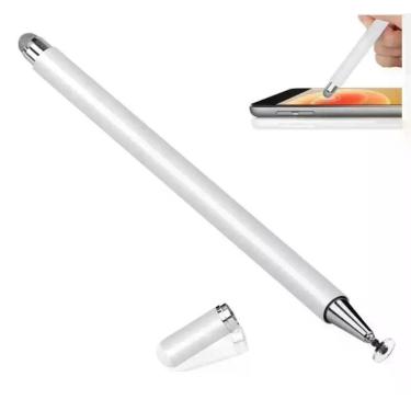 Imagem de Caneta Capacitiva Metal Touch Screen para Tablet, Kindle, Galaxy Prata