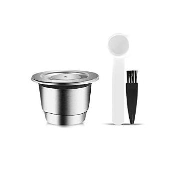 Imagem de Cápsula Inox Reutilizável Nespresso Com Tampa + Acessórios - YOUTEK