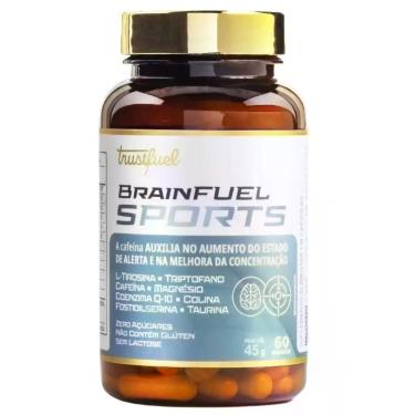 Imagem de Cafeína Brainfuel Sports 60 Cápsulas Trustfuel, Neutro