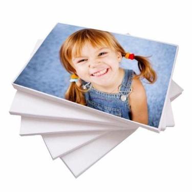 Imagem de Papel Adesivo Fotográfico 100 Folhas A4 130g Glossy Brilhante - Master