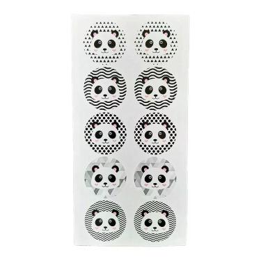 Imagem de Adesivo Para Lembrancinha Panda - 10 Unidades - Extra Festas