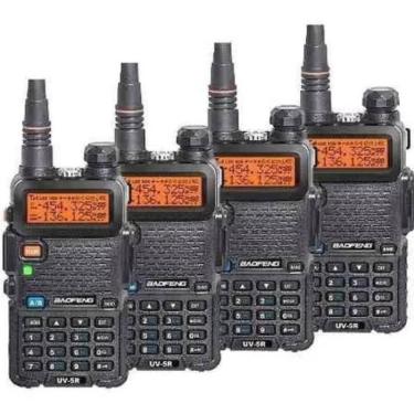 Imagem de Kit 4 Rádio Comunicador Baofeng Bf-Uv-5R Com - Radio Comunicação Baofe