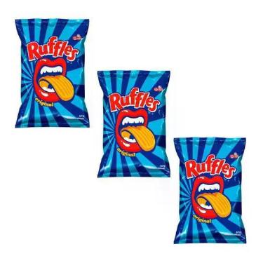 Imagem de Salgadinhos Batata Ruffles 17g - Elma Chips Cx Com 60 Un