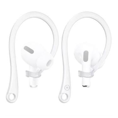 Imagem de Segurador Externo Orelha Transparente Compatível AirPods - Baú do Viki