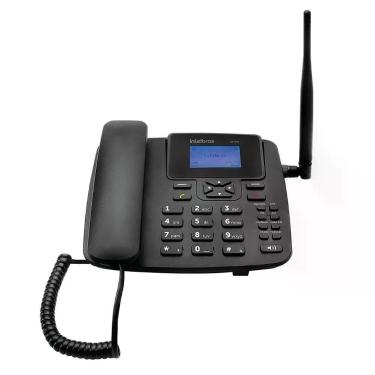 Imagem de Telefone Celular Fixo Intelbras CFA 4211 Amplia Sinal 50x com Antena Dual Band 850 900 Mhz e Rádio FM Kit