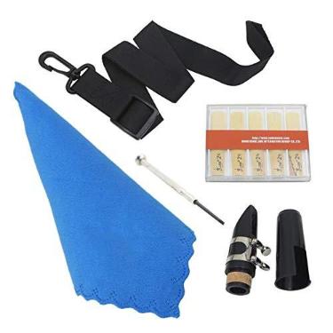 Imagem de Palheta para clarinete, boquilha para clarinete portátil 5 em 1 chave de fenda acessório para reparo