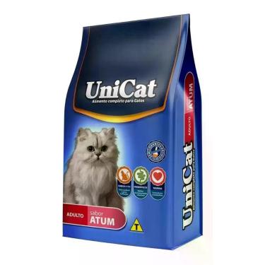 Imagem de Ração para gatos adultos unicat premium sabor atum 10,1kg omegas e tau