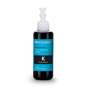 Imagem de Refil de Tinta para Impressoras Epson 100ml Cor Preto Multilaser - RF005