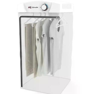 Imagem de Secadora de Roupas de Parede Mueller Sun 8kg Suspensa com 6 Cabides Design Moderno Branco 110V