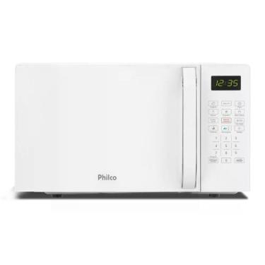 Imagem de Micro-Ondas Philco 20L PMO23B Limpa Fácil 1100W Branco, Branco, 220V