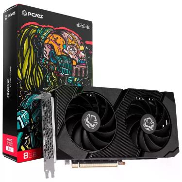 Imagem de Placa de Vídeo Pcyes RX 7600 PROJETO EDGE AMD Radeon RX 7600 8GB GDDR6 128-bit HDMI-DP Ray Tracing PVR760008GBPEDFV02
