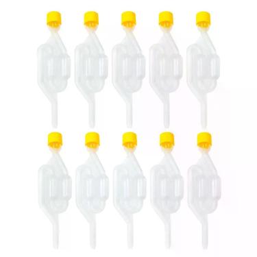 Imagem de Kit 20 unidades Airlock Válvula Tipo S Air Lock Para Fermentação Cerve