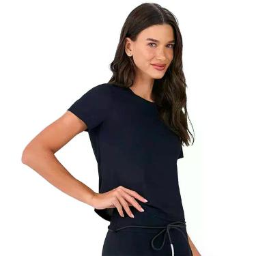Imagem de Crooped Alto Giro Essentials Feminino, Preto, P