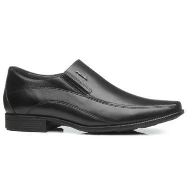 Imagem de Sapato Social Masculino Weal Couro Preto Pegada 126505-01