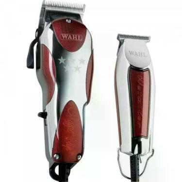 Imagem de Kit De Máquina De Corte E Acabamento Wahl Magic Clip E Detailer 110V
