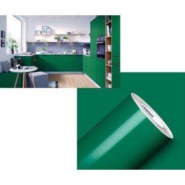 Imagem de Contact Vinil adesivo lavavél cozinha 2Mx50cm Verde Bandeira - Create 