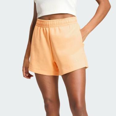 Imagem de Shorts Adidas Folgado Soft Lux Feminino Laranja, G