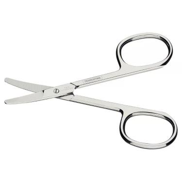 Imagem de Tesoura de Unha para Bebês e Acabamentos 3,5" Aço Inox com Pontas Arredondadas Esterilizável Tramontina