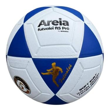 Imagem de Bola Futevôlei Areia Altinha Fut Mesa Vulcanizada N5 Oficial, Azul