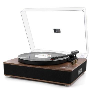 Imagem de Reprodutor de discos LP&No.1 com alto-falantes estéreo de 3 velocidade