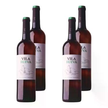 Imagem de Kit 4 Vinhos Vila Ruiva Regional Alentejano Branco Portugal 750ml
