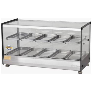 Imagem de Estufa para Salgados 10 Bandejas Dupla Linha Ônix Marchesoni, 220V