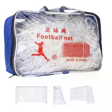 Imagem de Rede Futebol Kit 2 Uni Futsal Trava De Gol Jogo Treino Campo Society Quadra Salao Escola Esporte Ginasio Clube