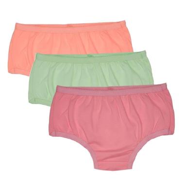 Imagem de Kit c/3 Calcinha Infantil Lisa Geofan, M