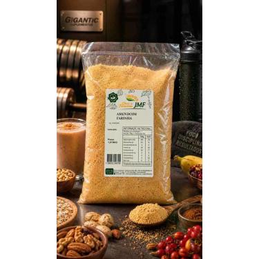 Imagem de Chás e Temperos JMF Farinha de Amendoim Pacote 1,010kg Para Receitas S