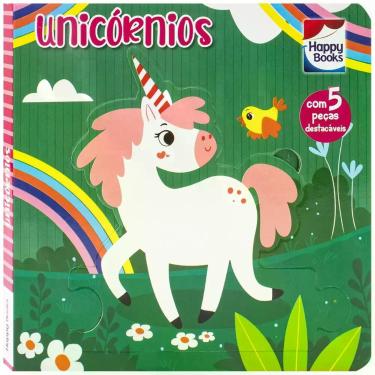 Imagem de Livro - Leia, Encaixe & Brinque: Unicórnios