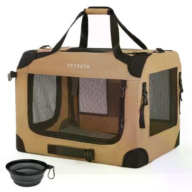 Imagem de Petseek Transportadora Extra Grande Macia para Gatos e Cães 61x42x41 c