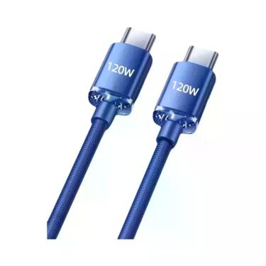 Imagem de Cabo De Carregamento Rápido USB-C Para USB-C De 120W Para iPhone 15 16