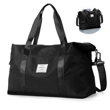 Imagem de Bolsa esportiva de viagem - 3, D1 - preto, 16.14in X 10.24in X 8.66in, Bolsas de viagem