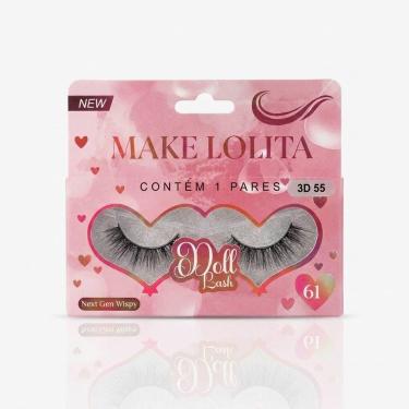 Imagem de Cílios Postiços ML1202 6D Volume Dramático para Maquiagem e Estética -