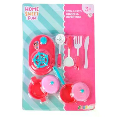 Imagem de Conj Fogao E Panelinhas Cv255606 Pf - Play&Fun, Unica