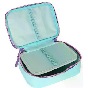 Imagem de Estojo Box Escolar Infantil Stitch Ohana Luxcel Original Licenciado Lu