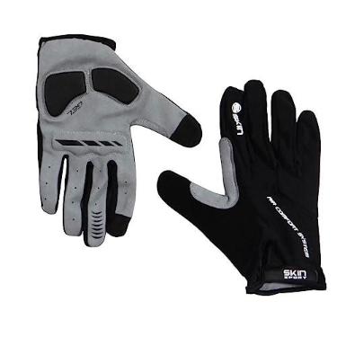 Imagem de Luva Ciclismo Dedo Fechado SS Air Gel Preta Skin