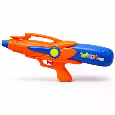 Imagem de Pistola Lança Água Infantil Brinquedo Verão Praia Piscina Cor:Laranja 