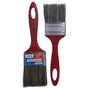 Imagem de Pincel Trincha Pintura Parede Artesanato Medidas Latex - Tigre
