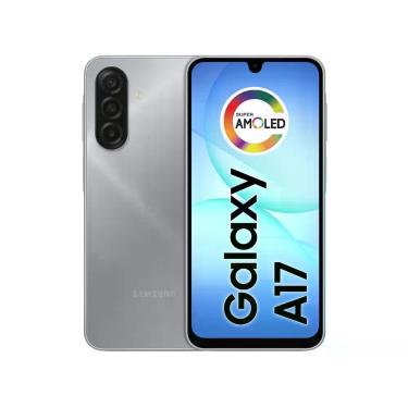 Imagem de Smartphone Galaxy A17 4G, Cinza, 128GB, Tela 6.7", Câmeras 50MP+5MP+2M