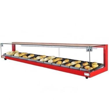Imagem de B10 - Estufa Beta para salgados de 10 bandejas Vermelho - 127V - Omega